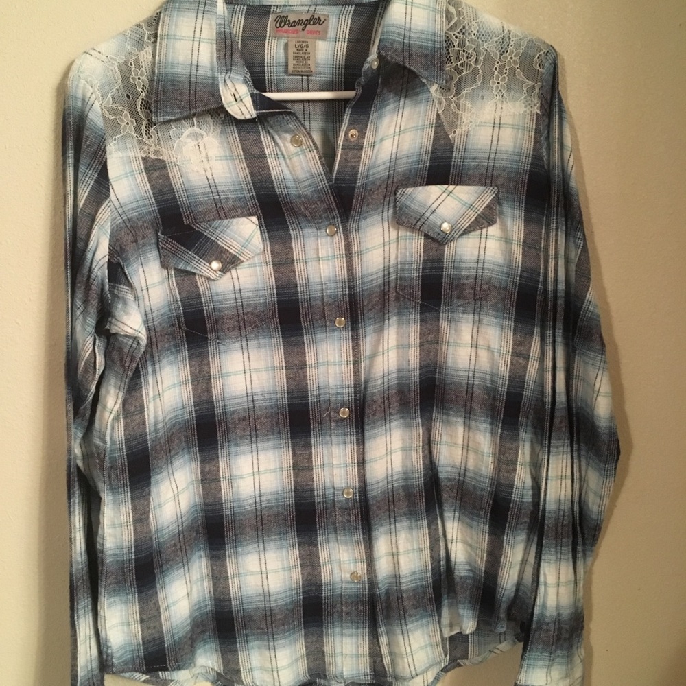 Wrangler Western Shirt with Lace L